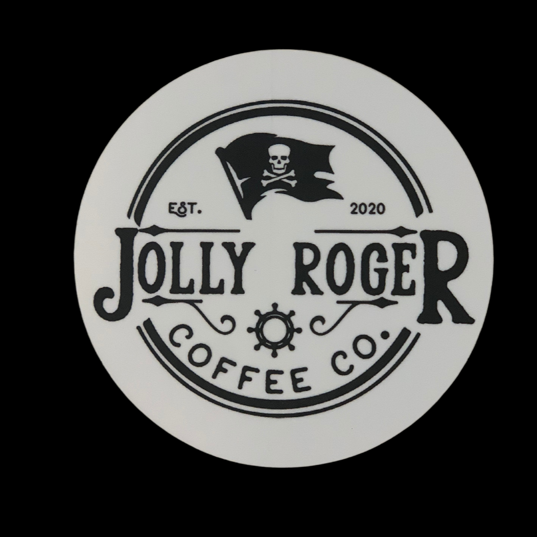Jolly Roger Coffee Company Sticker Matte 